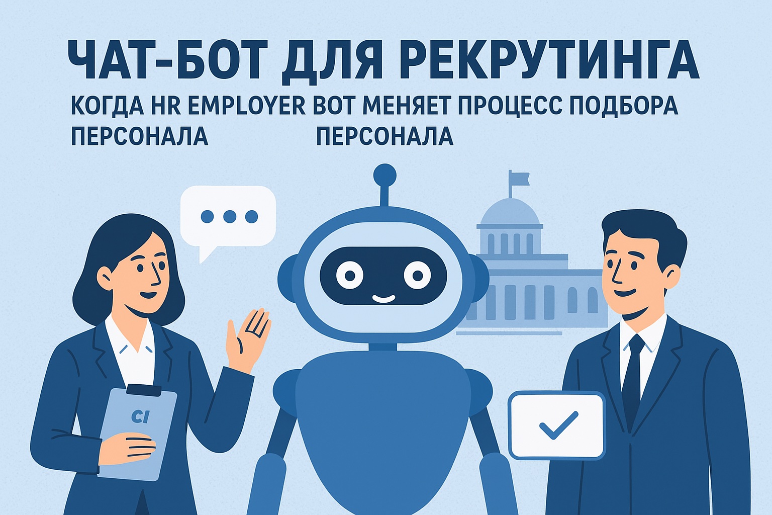 Чат-бот для рекрутинга: как HR employer bot меняет процесс подбора персонала